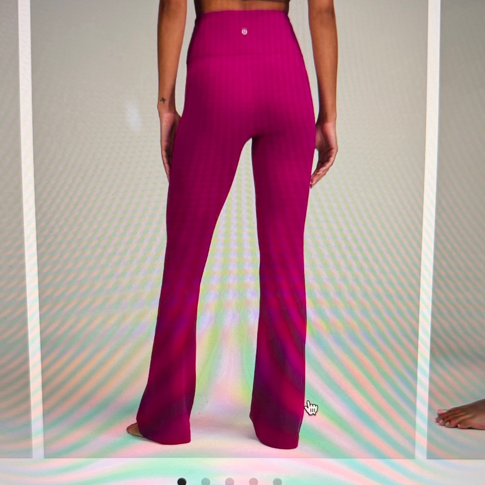 lululemon Groove Super HR Flared Pant Nulu | Magenta Purple | Sz4